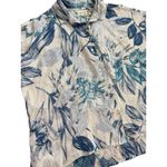 C&C California  Linen Relaxed Fit Hawaiian Button Down‎ Shirt Blue Size Large Photo 2