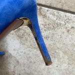 Tory Burch  Elana Suede 85mm Pump Jelly Blue Photo 8