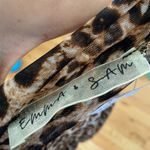 Emma & Sam Leopard Mock Neck Full bottom Bodysuit Photo 9