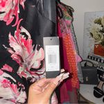 David Meister Black Multi Floral Sheath Dress Womens Size 12 New NWT $550 Photo 5