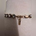 ZARA Red Rose Necklace Choker Clear Stone Silver Statement Piece Formal Photo 3