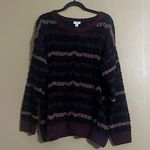 LuLaRoe Sweater Sz 2X Mariah Lose Knit Pullover Ribbed Neckline Cuffs Hem Photo 0