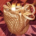 Abercrombie & Fitch Abercrombie faux leather drawstring purse Photo 0