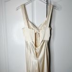 Shona joy La Lune Bow Tie Satin Maxi Dress Ivory US Size 4 NWOT Photo 6