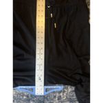 Chico's Travelers Jumpsuit Tie Waist Wide Cropped Leg Size 20/22 Black Slinky NEW Photo 5