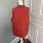 Carhartt orange Coral Pink sleeveless button down Shirt Size XL Photo 2