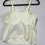 Bali  Lace Trim Built-In Full Support Bra Cami Tank Top Women's Size 38C Cream‎ Photo 1