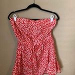 Princess Polly Vinca Strapless Playsuit Red Photo 2