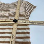 Maeve Dress Womens X Small Tan White‎ Haven Stripe Shift Cotton Anthropologie Size XS Photo 8