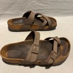 Birkenstock  Mayari Open Toe Slide in Brown Sandals‎ Women’s size 8 Photo 3