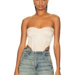 Bardot Eva Bustier Satin Corset Top Champagne Womens Size 8 Photo 0