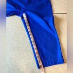 st. john's bay St John’s Bay Capris Pants Blue with some stretch 98% Cotton 2% Spandex Size 4P‎ Photo 5