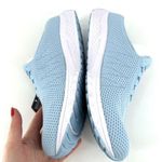 NWT Propet Tour Knit Slide Sneakers Baby Blue Ortholite Size 12 Photo 6