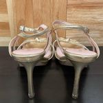 Kate Spade  NY “Florence” Gold Strappy Evening Dress Sandals High Heels Size 7.5 Photo 4