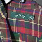 Ralph Lauren Lauren Women Plaid Blouse LongSleeve Surplice Hi-low Shirt size XS Photo 3
