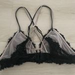 Aerie  Black Bralette Lace Photo 2