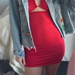 Adika Red Dress Photo 3