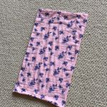 Natural Life NEW Boho Bandeau Full Length Pink Flower Pattern One Size NWOT Photo 1