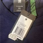 G-Star Women's Dark Blue Tee with Yellow Accents - Size XS - NWT Photo 1