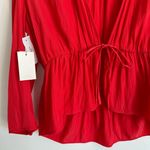 Aritzia wilfred shanina blouse flame scarlet red Photo 1