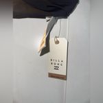 Billabong NWT  Sol Searcher V-Neck Cami Bikini Top - Black Pebble Photo 5