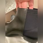 BCBGMAXAZRIA New  Black Cow Leather Ankle Boots 9 Collin Photo 4