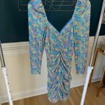 Saylor 😍  Lawren Floral Sequin Long Sleeve Minidress NWT Size M Photo 3