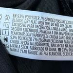 Forever 21 Black Velvet Velour Fringe Rhinestone Strapless Tube Bodysuit Top 1X Photo 4