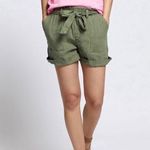 Sanctuary  Green Flowy Casual Stretch Waist Shorts Size L Photo 0
