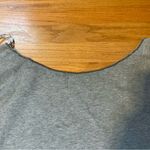 Juicy Couture  Pam Gela Off Shoulder Pullover Top Heart Charm Gray Women's XL Photo 7