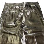Eloquii size 14 Metallic Faux Leather Trouser pant gold Photo 8