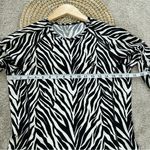 Coolibar Women’s Sun Protection UPF 50+ Zebra Print Shirt Longsleeve Size S Black Photo 10