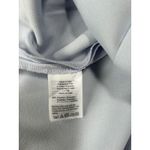 J.Crew  Light Blue Faux Wrap Tie Waist Long Sleeve Crepe Blouse Top Shirt 4 Tall Photo 7