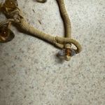 Antique Baroque Glass Multi Strand Necklace White Photo 6