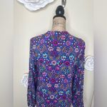 Matilda Jane NTM: Thoughts & Dreams High Low Floral Blueish Purple Dress Sz L Photo 12