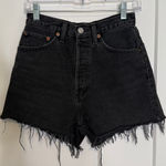 RE/DONE ‎ Original High Rise Denim Shorts - Size 25 Photo 0