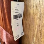 Anthropologie NEW  Lace Mix Jumpsuit Sleeveless Wide Leg Open Back Tie Brown 14 Photo 14