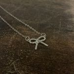 None Gorgeous gold bow necklace adjustable Photo 2