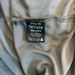 POL Gray V-Neck Top 3/4 Sleeves Basic Solid Casual Tee Womens Size S Photo 4