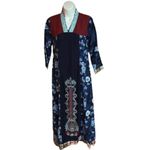 Hippie chic handmade patchwork embroidered ethnic dress Size XS Photo 1
