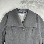 Laundry by Shelli Segal Laundry Shelli Segal Coat Womens Large Petite Gray Pea Coat Neutral Minimalist Photo 4