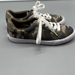 Nine West Camo Canvas Lace Up Low Top Sneakers Women's Size 7M Photo 2