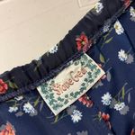 Stone Gear Vintage Blue Cottage Floral Elastic Waist Relaxed Pants Size Large Photo 5