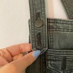 Free People  Gray Black Overalls Straight Leg Boho Retro Women's size 28 Photo 4