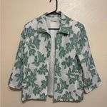 Alfred Dunner  Green Floral Blazer Photo 0