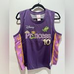 Her Universe Disney Tangled Princess Rapunzel Embroidered Women's Cropped Basketball Jersey Photo 3