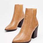 Nasty Gal Croc’s Not To Love Faux Leather Boots Photo 2