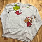 Dr. Seuss The Grinch “Merry Grinchmas” Christmas Sweatshirt XS | Max Dog Graphic Photo 0