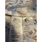 Laura Ashley Floral Blue White V Sleeveless Dress 8 boho cottageore Y2K linen Photo 4