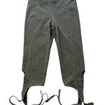 Free People  Movement gray tie-ankle leggings size M Photo 0